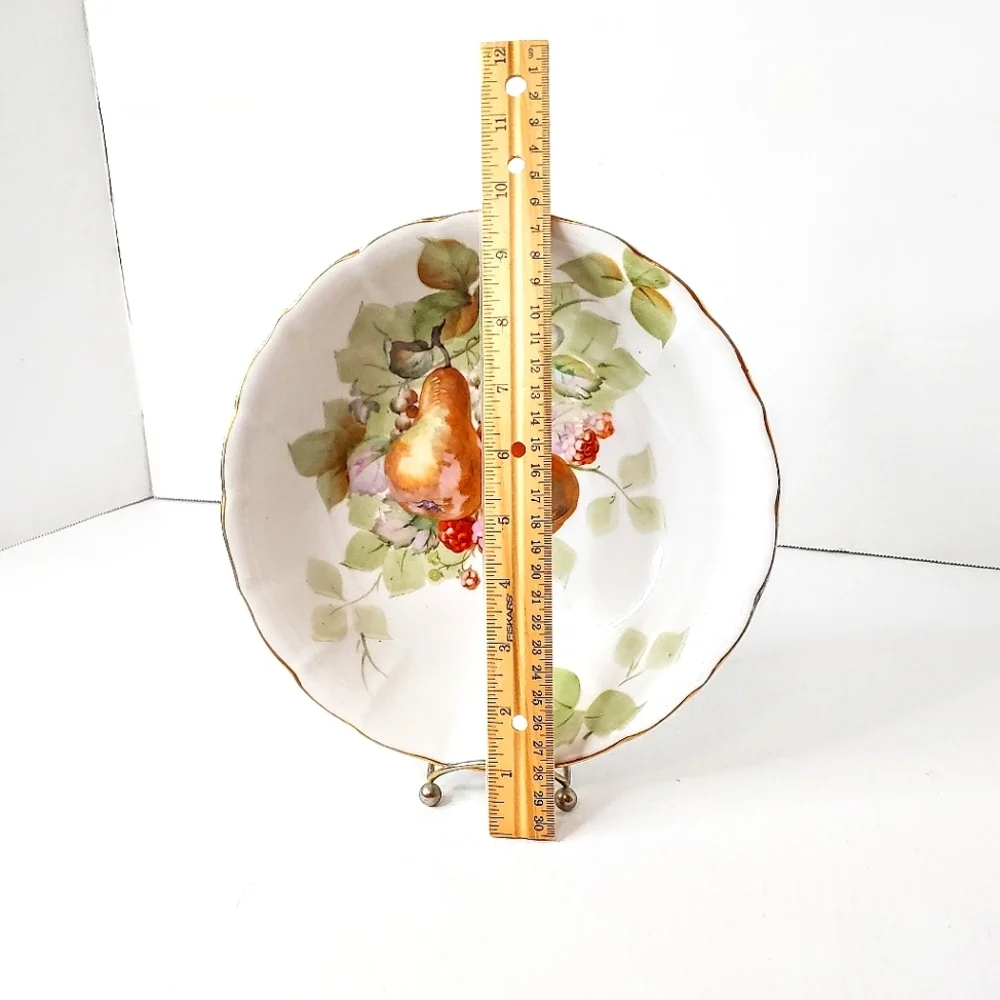 Gold Castle Porcelain pear bowl.